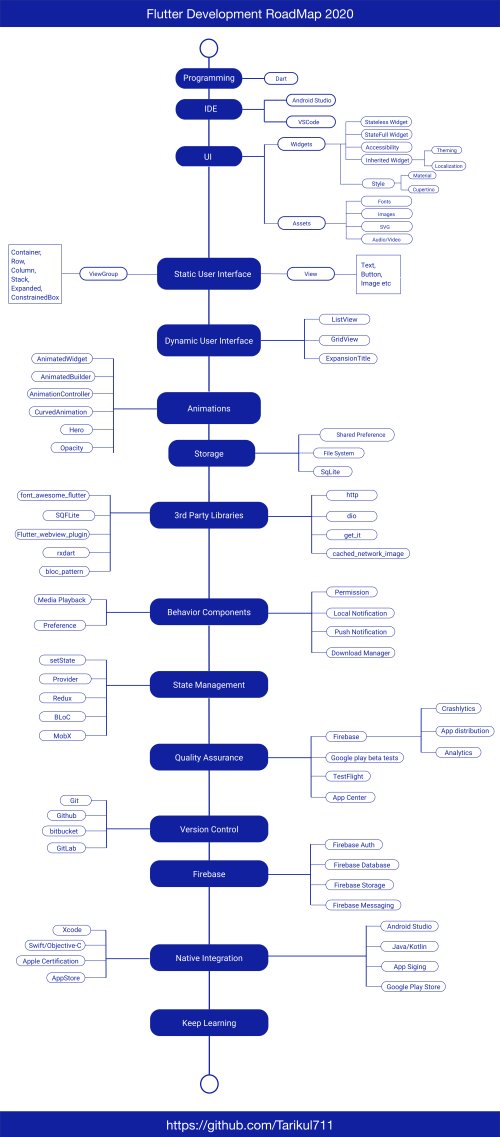 flutter app development roadmap