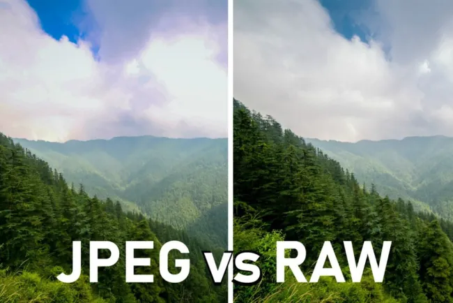 Sự khác nhau giữa ảnh JPEG và RAW