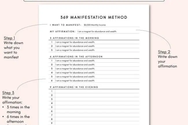Manifest và luật hấp dẫn 3-6-9: giữa niềm tin, tâm lý và hành động thực tế