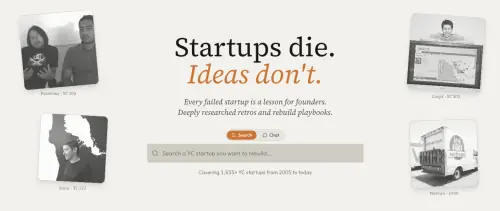 Startups.RIP: kho dữ liệu startup thất bại giúp nhà sáng lập học lại từ những ý tưởng chưa chết