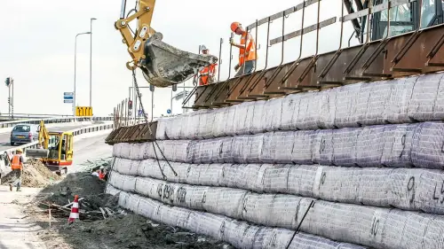 Gia cố đất bằng geotextile: giải pháp hiện đại giúp tăng cường sức chịu tải của nền đất