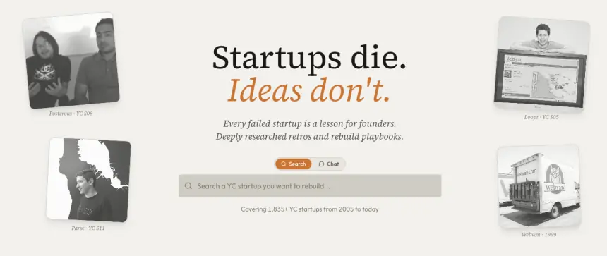 Startups.RIP: kho dữ liệu startup thất bại giúp nhà sáng lập học lại từ những ý tưởng chưa chết
