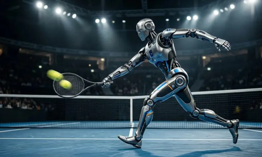 Sau cờ vua là tennis: Robot hình người bắt đầu thử trí thông minh trong thế giới vật lý thời gian thực