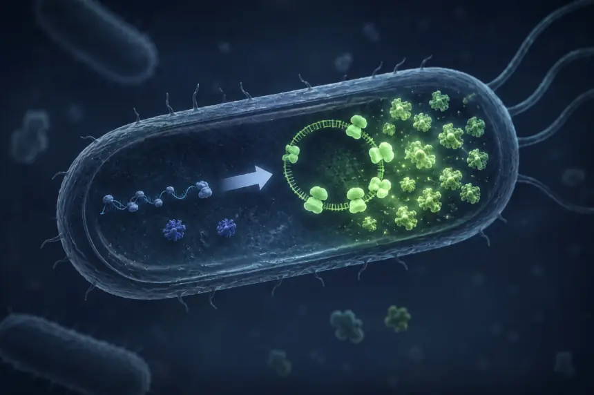Vi khuẩn đọc mRNA để sản xuất protein nhưng “bản hướng dẫn” chỉ tồn tại vài phút: Nhóm nghiên cứu nối nó thành vòng và tăng sản lượng gần 6 lần